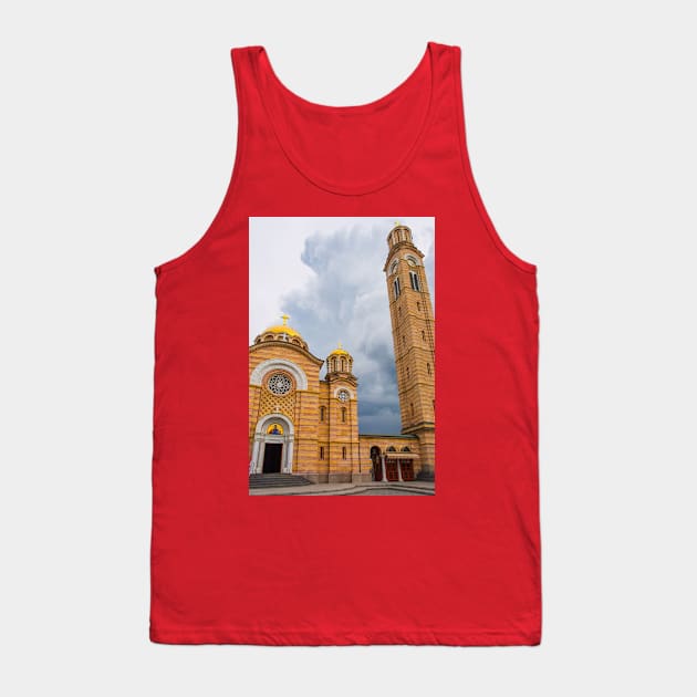 Christ the Savior Serbian Orthodox Cathedral in Banja Luka, Bosnia Tank Top by jojobob